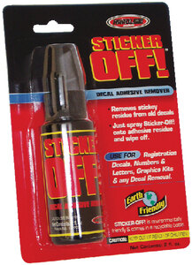 STICKER OFF™ DECAL ADHESIVE REMOVER (HARDLINE PRODUCTS) 6 2 fl. oz.